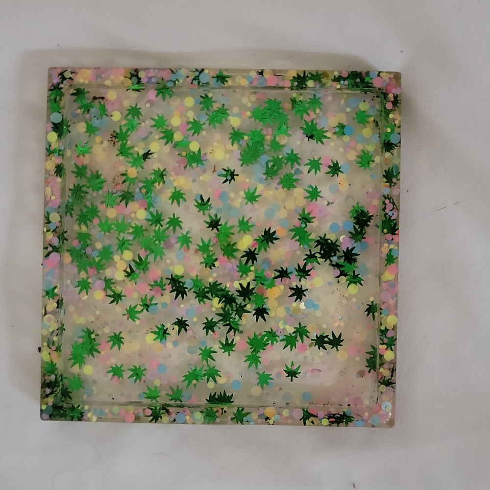 Resin coaster